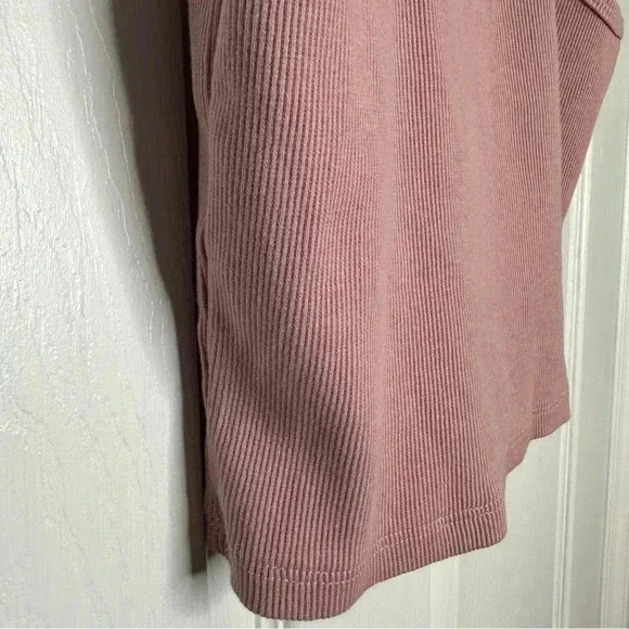 SWS Essentials Tank Top Cropped Ribbed Racerback Pink Size Medium - Picture 12 of 16
